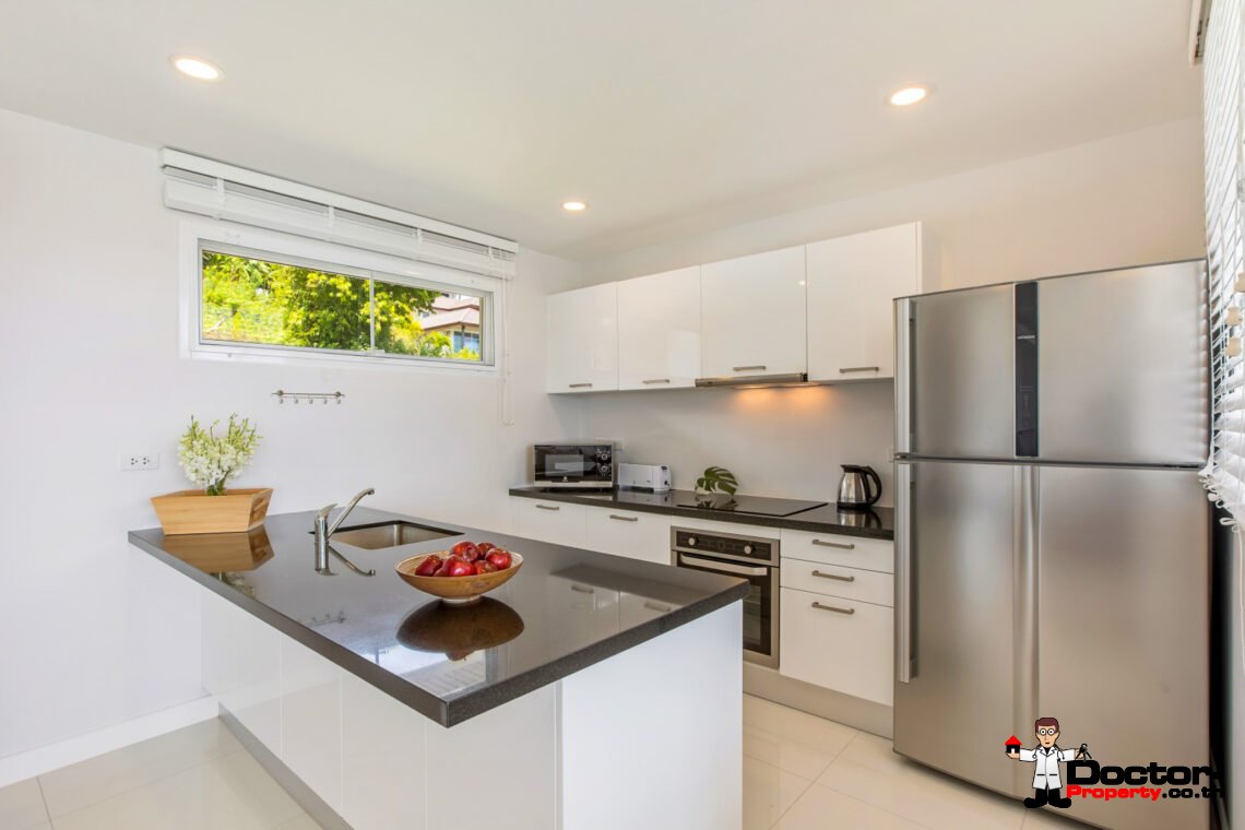 3 Bedroom Semi-Detached Pool Villa with Sea View  in Choeng Mon, Koh Samui – For Sale